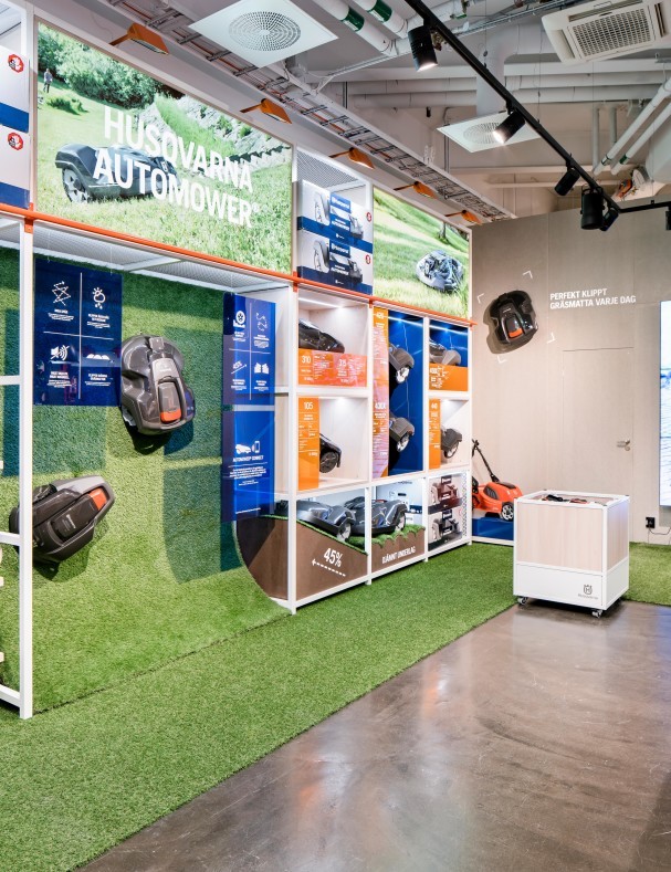 Husqvarna Pop-Up Store in Täby Centrum