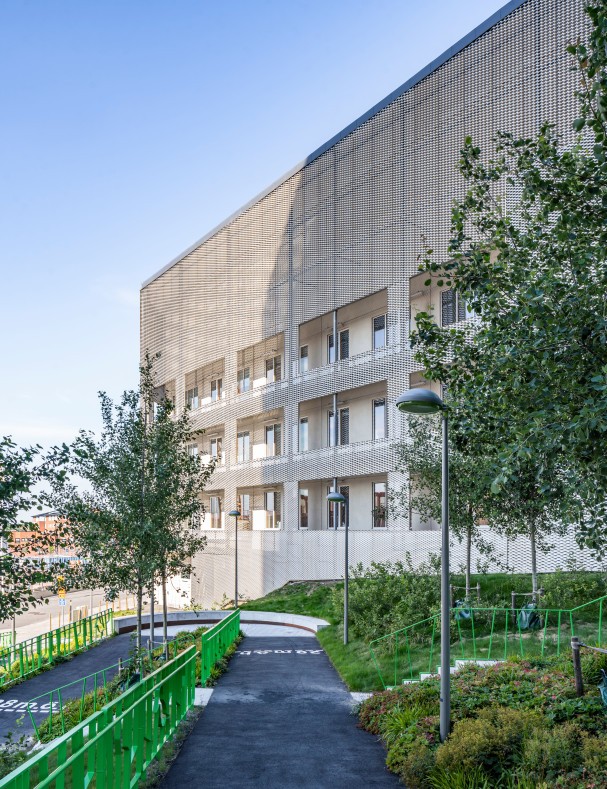 Sjöviksskolan i Årstadal av Max Arkitekter, fotograferad av arkitekturfotograf Mattias Hamrén.