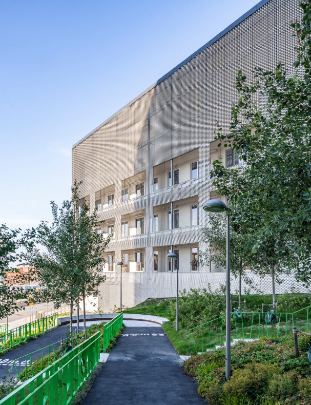 Sjöviksskolan in Årstadal by Max Arkitekter, photographed by architectural photographer Mattias Hamrén.