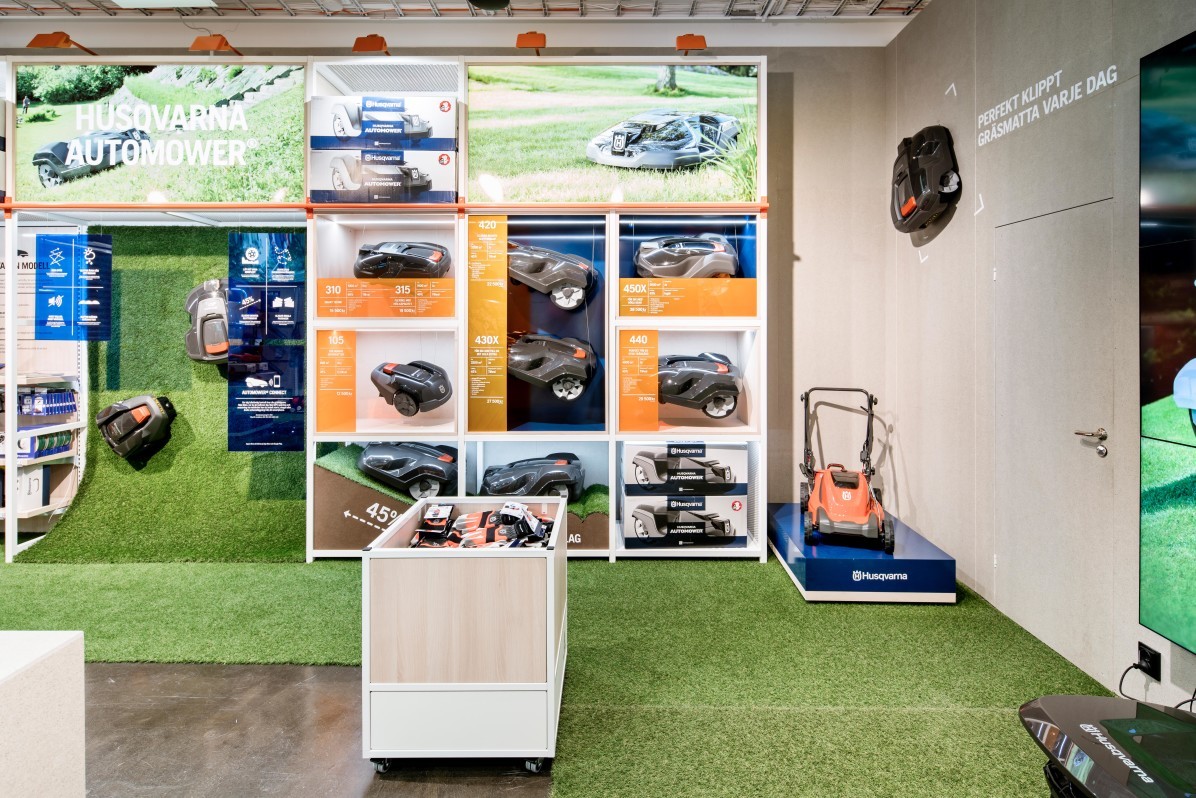 Husqvarna Pop-Up Store in Täby Centrum