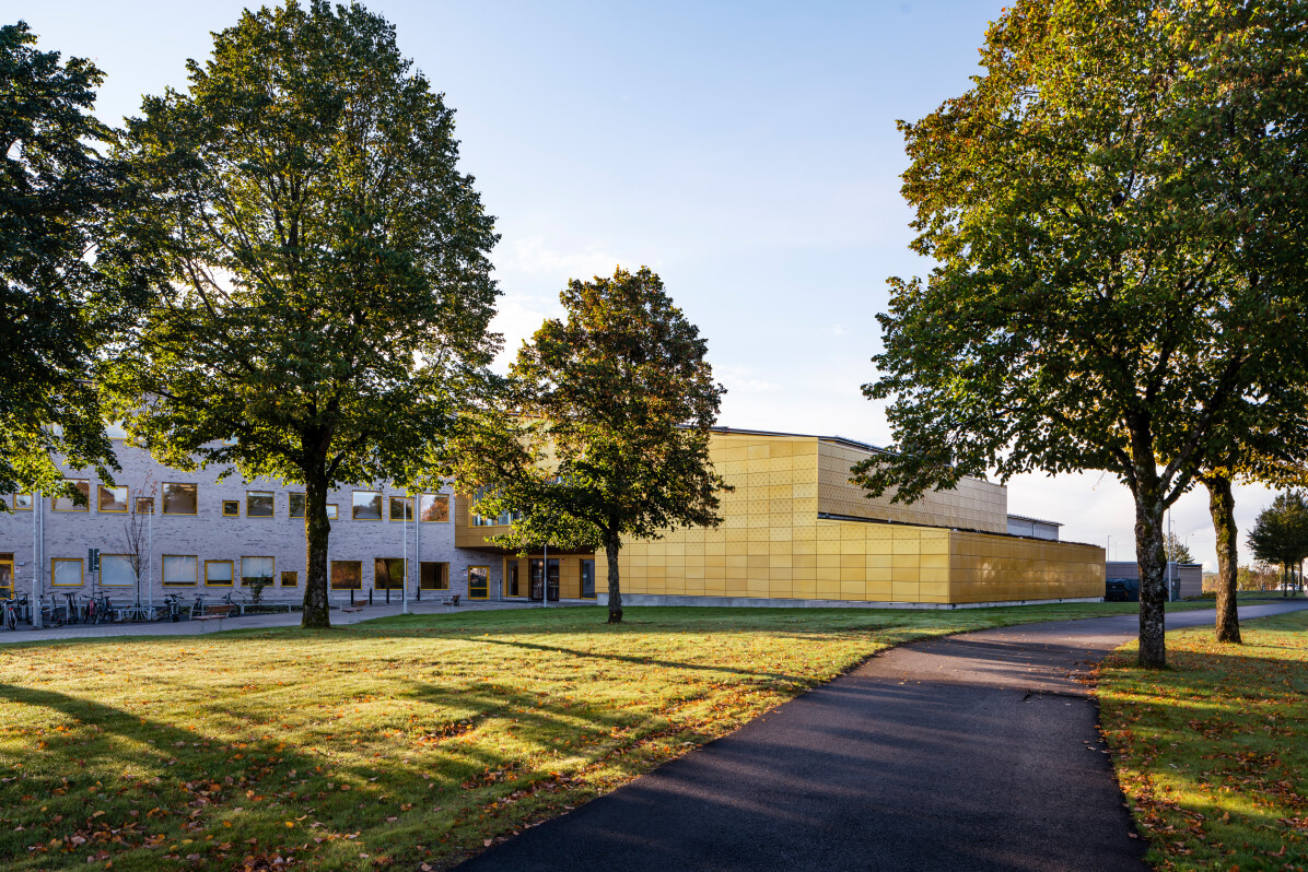 Lyckeskolan in Kinna, photographed by architectural photographer Mattias Hamrén.