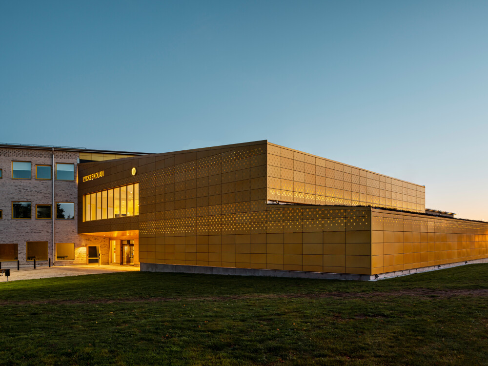 Lyckeskolan in Kinna, photographed by architectural photographer Mattias Hamrén.