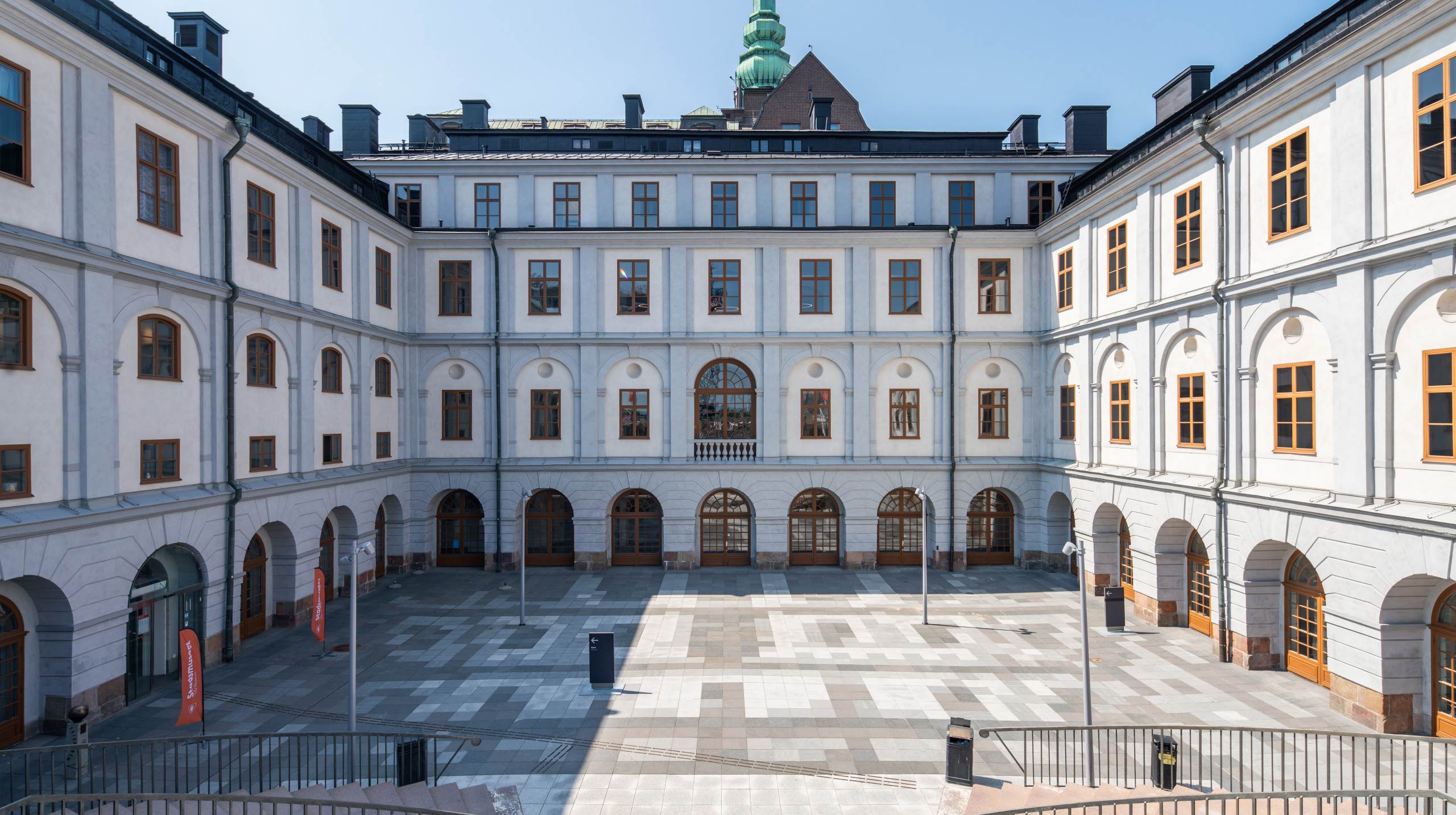 Stadsmuseet i Stockholm. Fotograferat av arkitekturfotograf Mattias Hamrén.