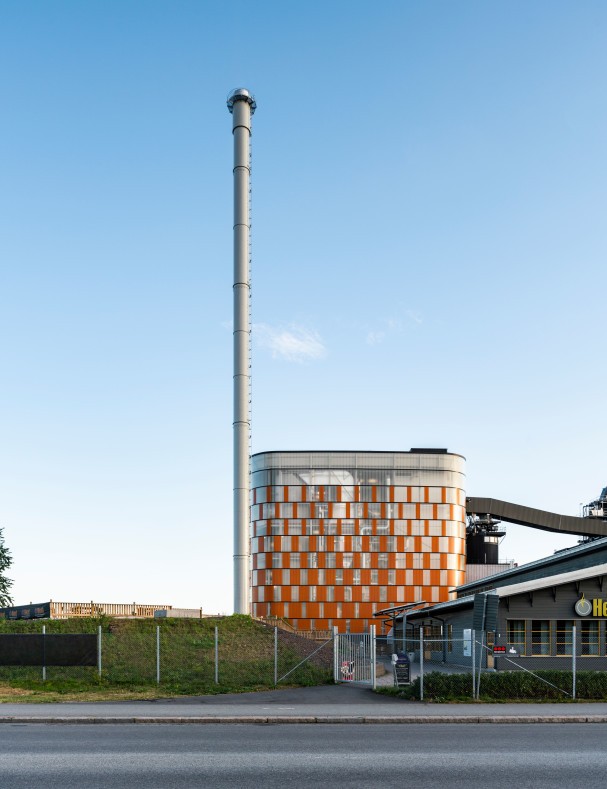 Vattenfall’s new power plant in Uppsala, Carpe Futurum. By architectural firm Liljewall arkitekter.