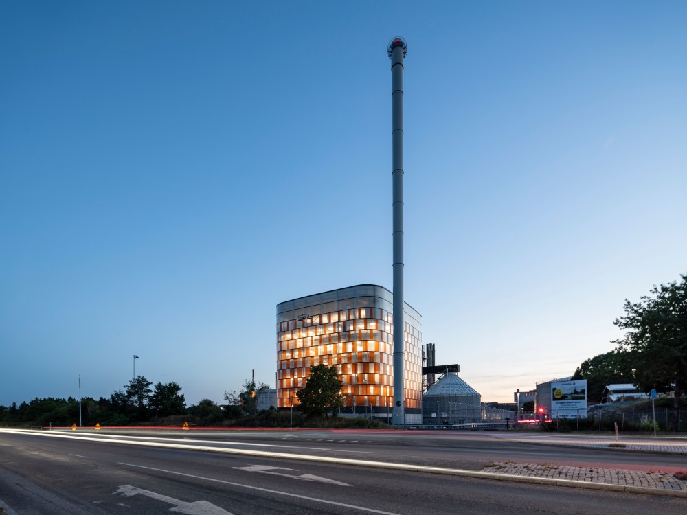 Vattenfall’s new power plant in Uppsala, Carpe Futurum. By architectural firm Liljewall arkitekter.