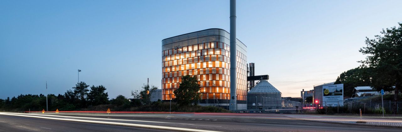 Vattenfall’s new power plant in Uppsala, Carpe Futurum. By architectural firm Liljewall arkitekter.