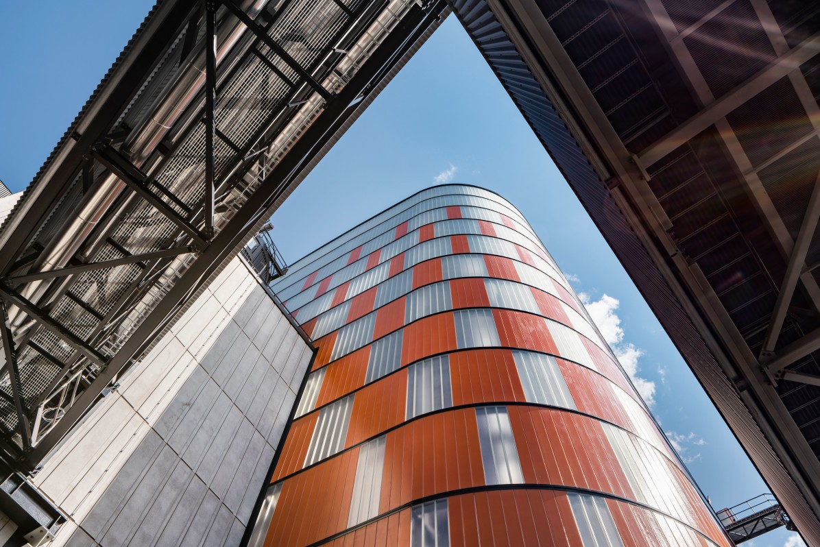 Vattenfall’s new power plant in Uppsala, Carpe Futurum. By architectural firm Liljewall arkitekter.