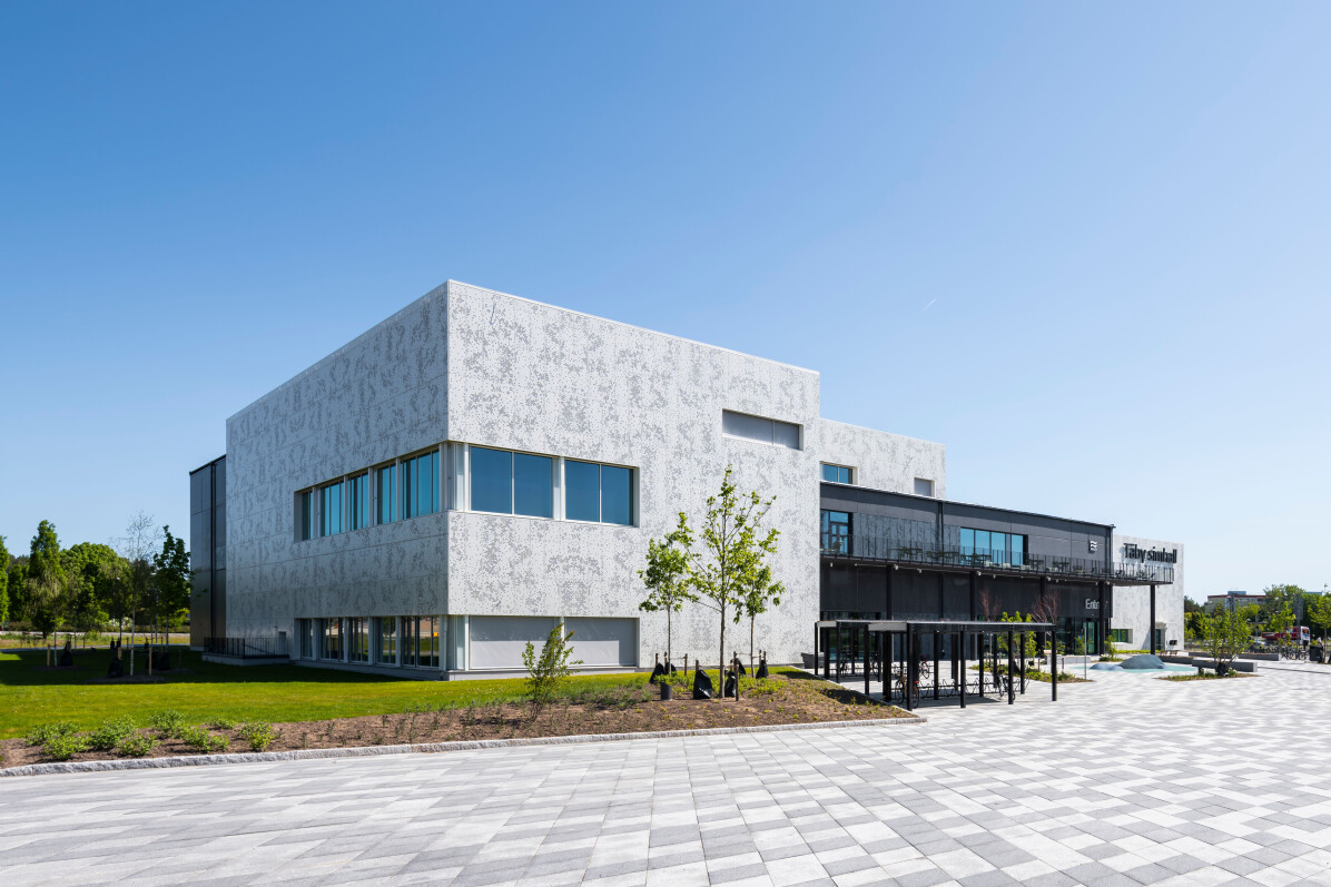 Täby swimming hall, photographed by architectural photographer Mattias Hamrén