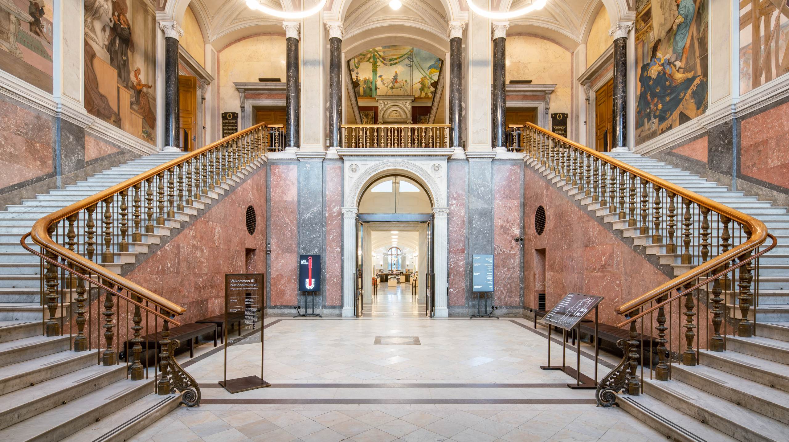 Nationalmuseum i Stockholm, fotograferad av arkitekturfotograf Mattias Hamrén.