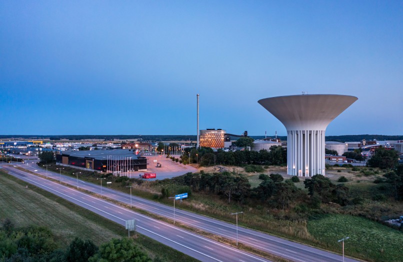Vattenfall’s new power plant in Uppsala, Carpe Futurum. By architectural firm Liljewall arkitekter.