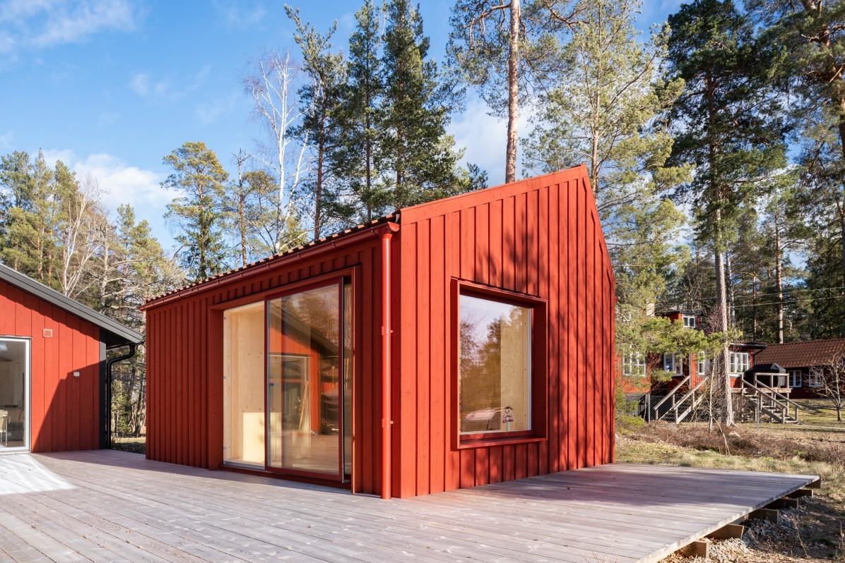 Monochrome House by Lookofsky Architecture, photographed by architectural photographer Mattias Hamrén