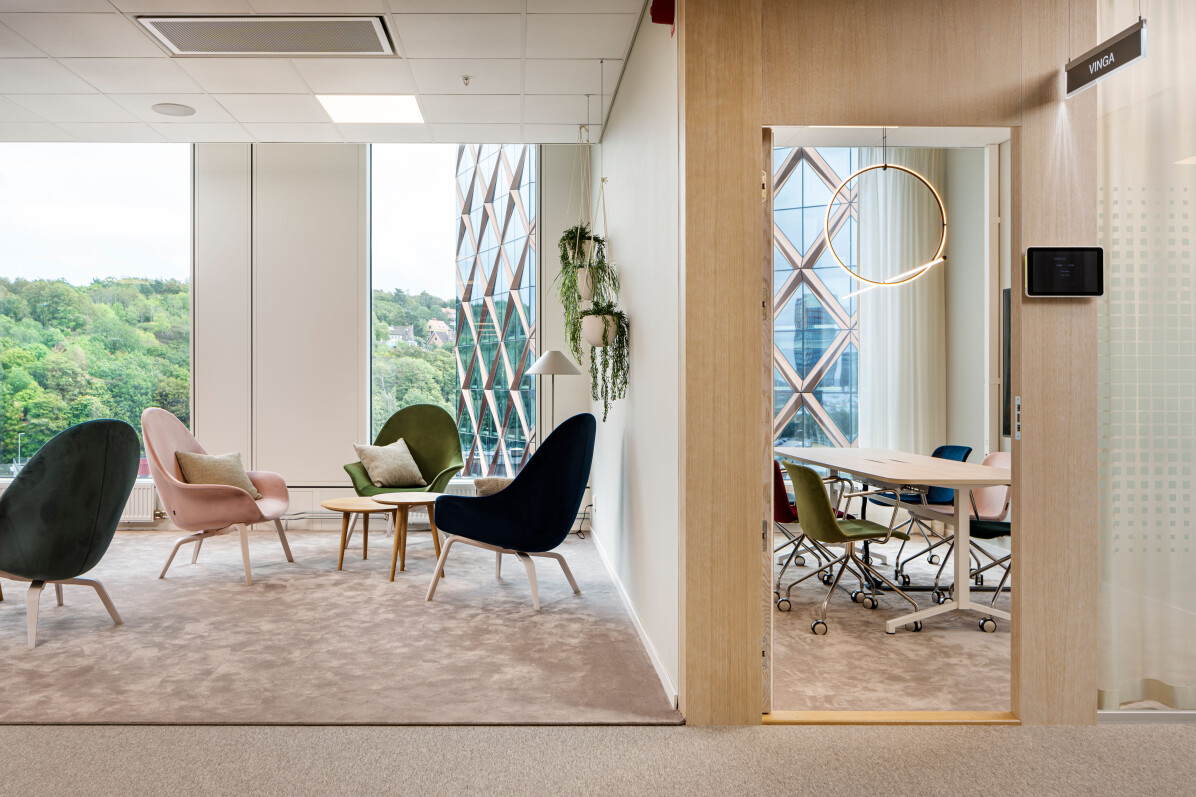 Manpower in Gothenburg, designed by Swefurn. Photographed by interior photographer Mattias Hamrén.