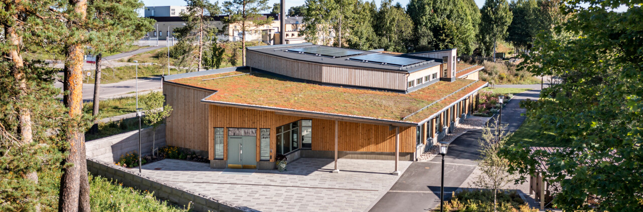 Västra kapellet in Söderhamn, photographed by architectural photographer Mattias Hamrén.