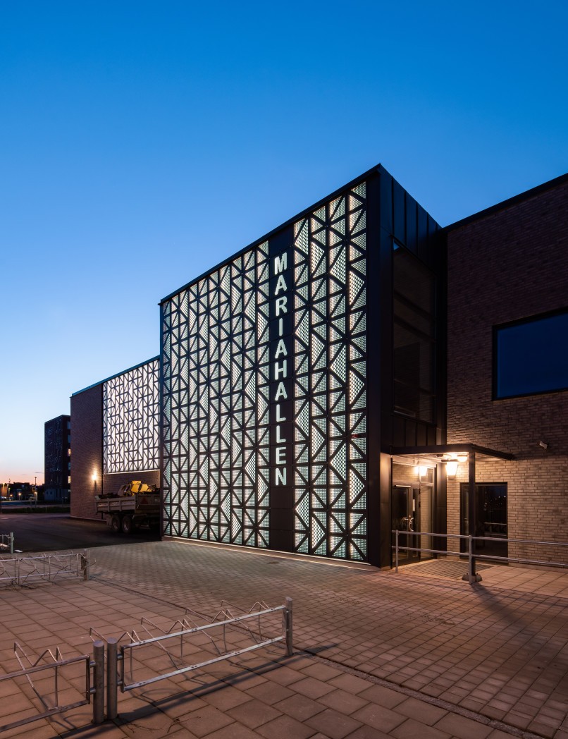 Mariahallen in Helsingborg. Photographed by architectural photographer Mattias Hamrén.