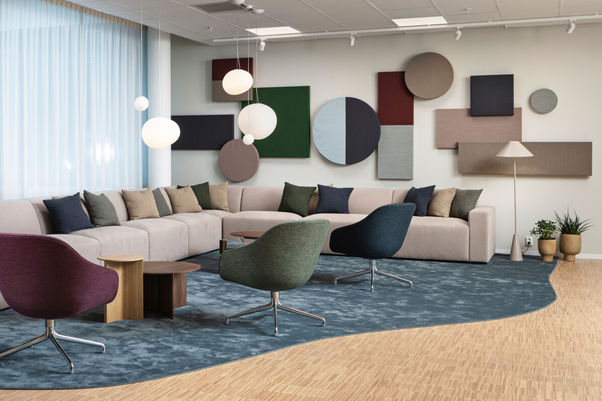 Manpower in Gothenburg, designed by Swefurn. Photographed by interior photographer Mattias Hamrén.