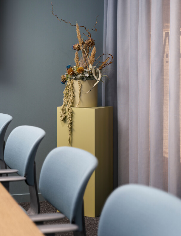 Interior photo of a conference room, designed by Bang Universe