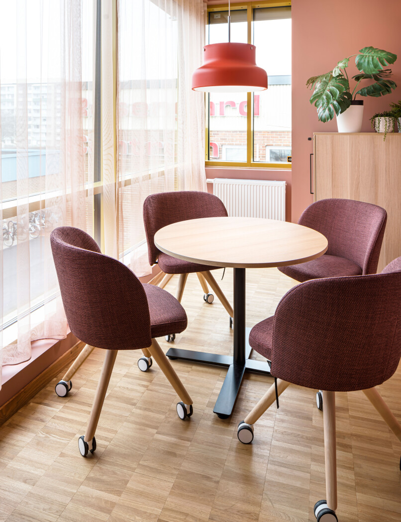 Rosengårdsbiblioteket av Panorama Arkitekter, fotograferat av interiörfotograf Mattias Hamrén