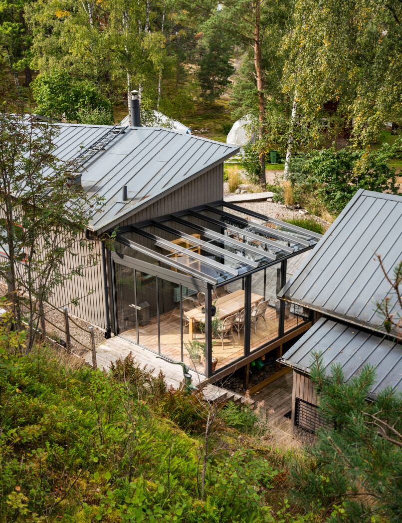 Product photography of Solarlux glass partitions and glass roofs, photographer Mattias Hamrén