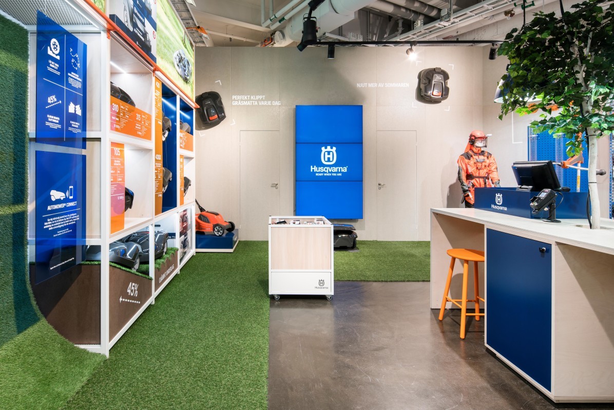 Husqvarna Pop-Up Store in Täby Centrum