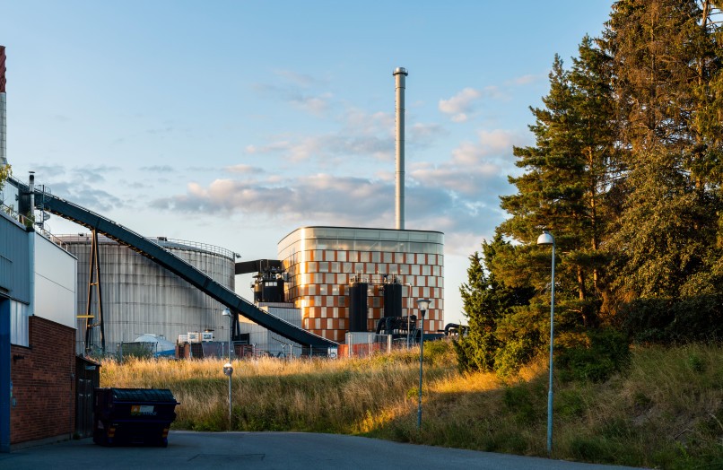 Vattenfall’s new power plant in Uppsala, Carpe Futurum. By architectural firm Liljewall arkitekter.