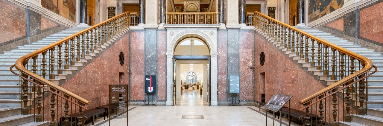 Nationalmuseum i Stockholm, fotograferad av arkitekturfotograf Mattias Hamrén.