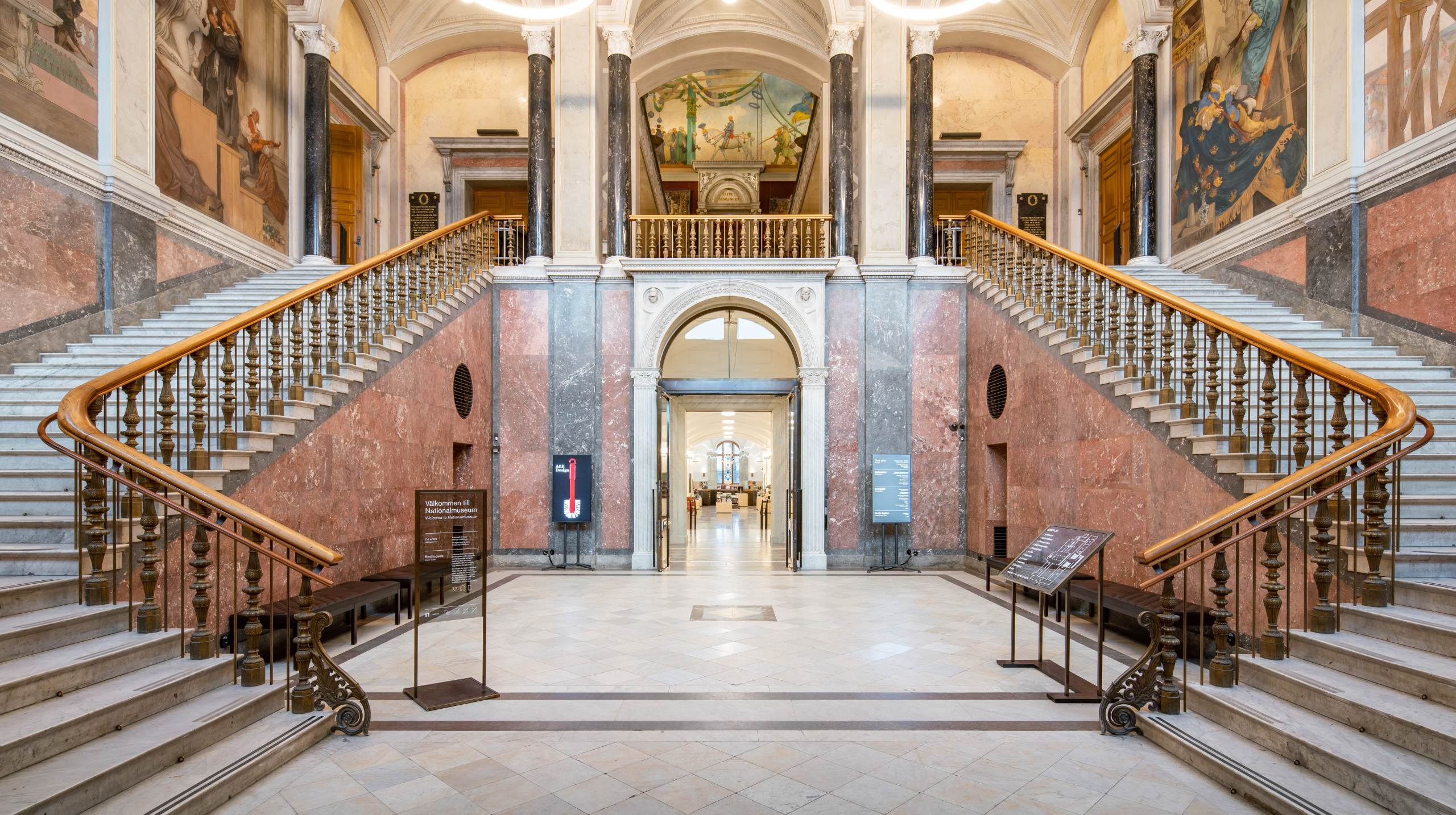 Nationalmuseum i Stockholm, fotograferad av arkitekturfotograf Mattias Hamrén.