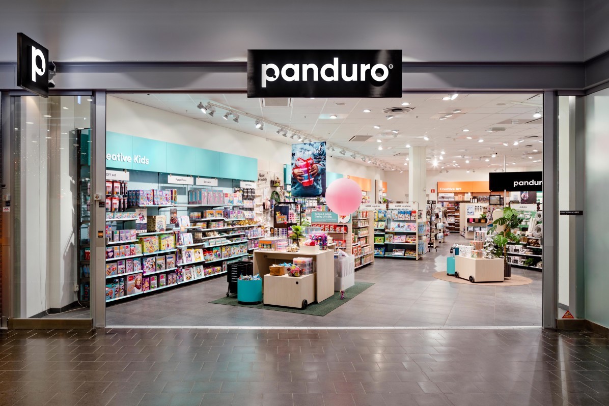 Interior photographer Mattias Hamrén has photographed the Panduro store in Sickla Köpkvarter.