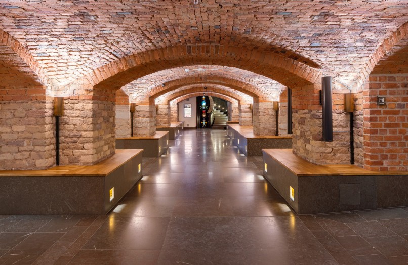 Basement vault at the National Museum.