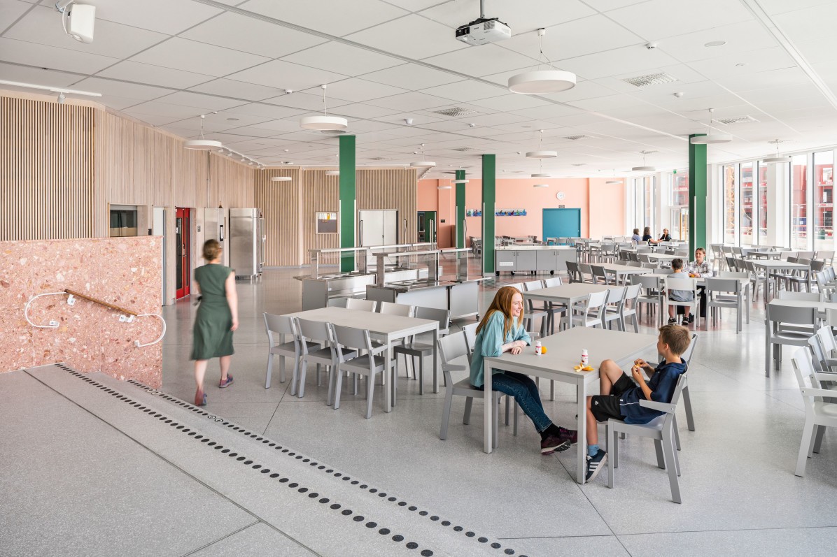 Sjöviksskolan i Årstadal av Max Arkitekter, fotograferad av arkitekturfotograf Mattias Hamrén.